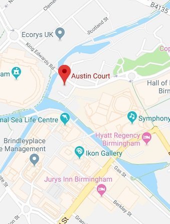 Birmingham Venue Map